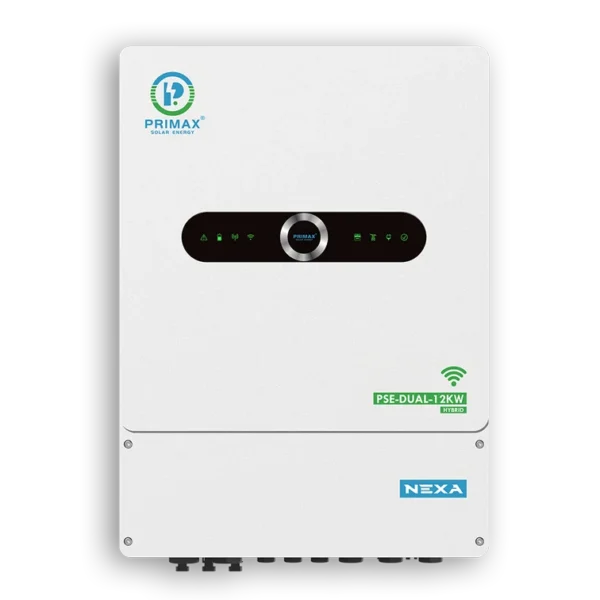 Primax Nexa PSE-DUAL-12KW – Hybrid Solar Inverter