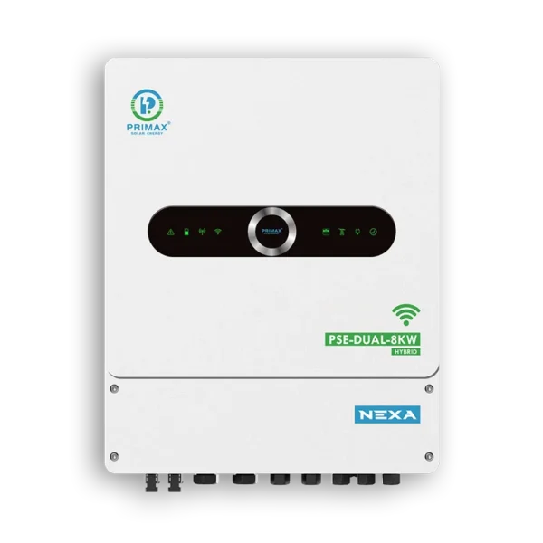 Primax Nexa PSE-DUAL-8KW – Hybrid Solar Inverter