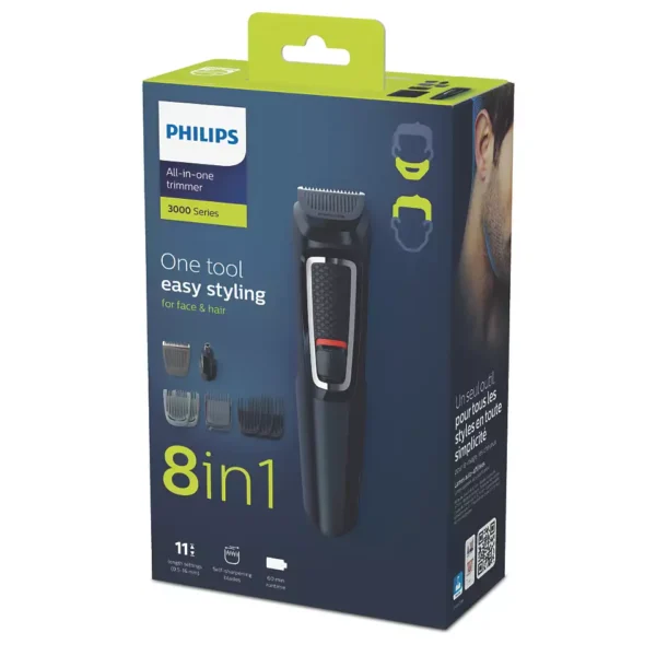 PHILIPS MG3730/15 Multi groom series 3000 8-in-1, Face and Hair - Image 2