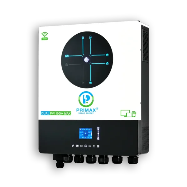 Primax Galaxy Dual PV11000+ Max 8KW Hybrid Mppt Solar Inverter - Image 2