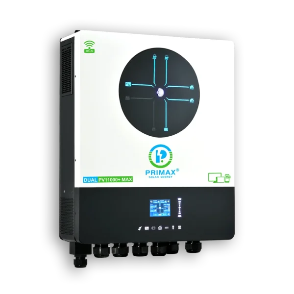 Primax Galaxy Dual PV11000+ Max 8KW Hybrid Mppt Solar Inverter - Image 3