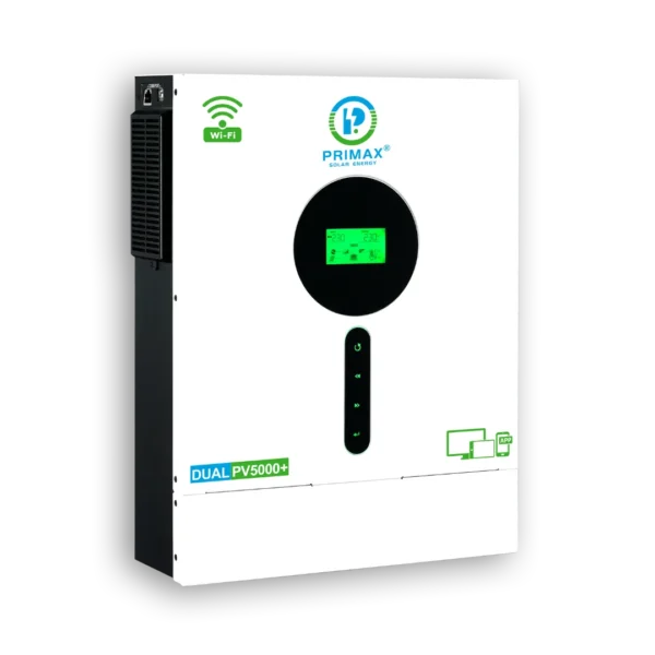 Primax Galaxy Dual PV5000+ 3.6KW Hybrid Mppt Solar Inverter - Image 2