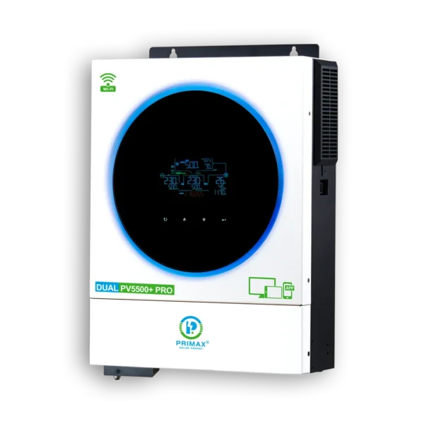 Primax Galaxy Dual PV5500+ Pro 4KW Hybrid Mppt Solar Inverter - Image 2