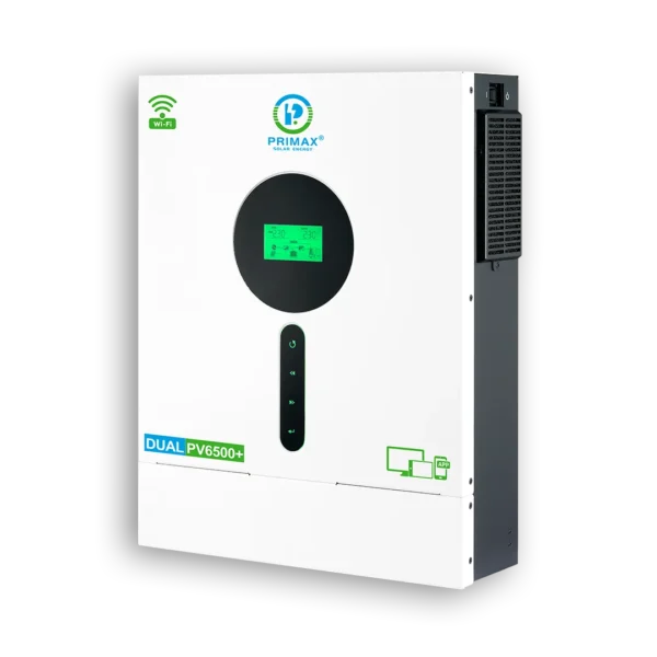 Primax Galaxy Dual PV6500+ 5.6KW Hybrid Mppt Solar Inverter - Image 3