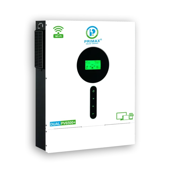 Primax Galaxy Dual PV6500+ 5.6KW Hybrid Mppt Solar Inverter - Image 2
