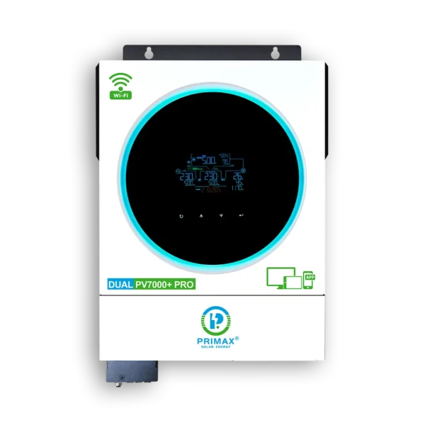 Primax Galaxy Dual PV7000+ Pro 6KW Hybrid Mppt Solar Inverter