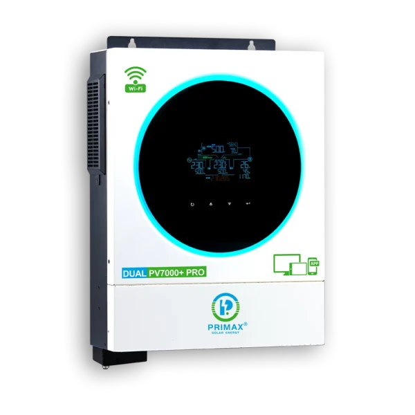 Primax Galaxy Dual PV7000+ Pro 6KW Hybrid Mppt Solar Inverter - Image 2