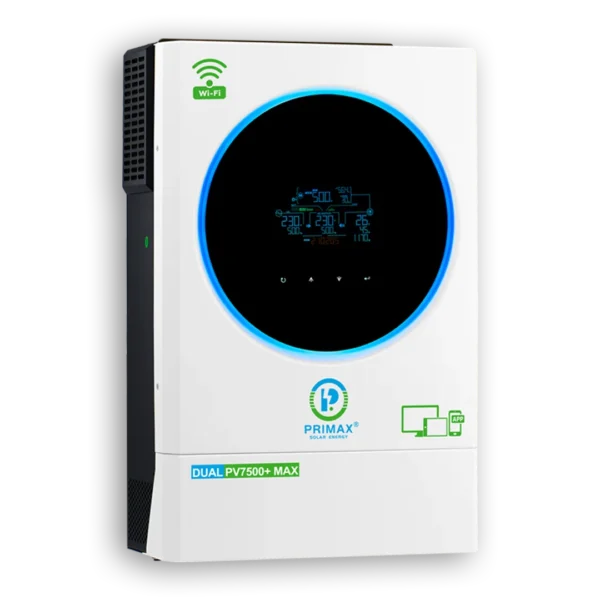 Primax Galaxy Dual PV7500+ Max 6KW Hybrid Mppt Solar Inverter - Image 2
