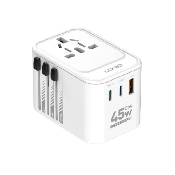 Ldnio Z8 45W GaN Travel Adapter