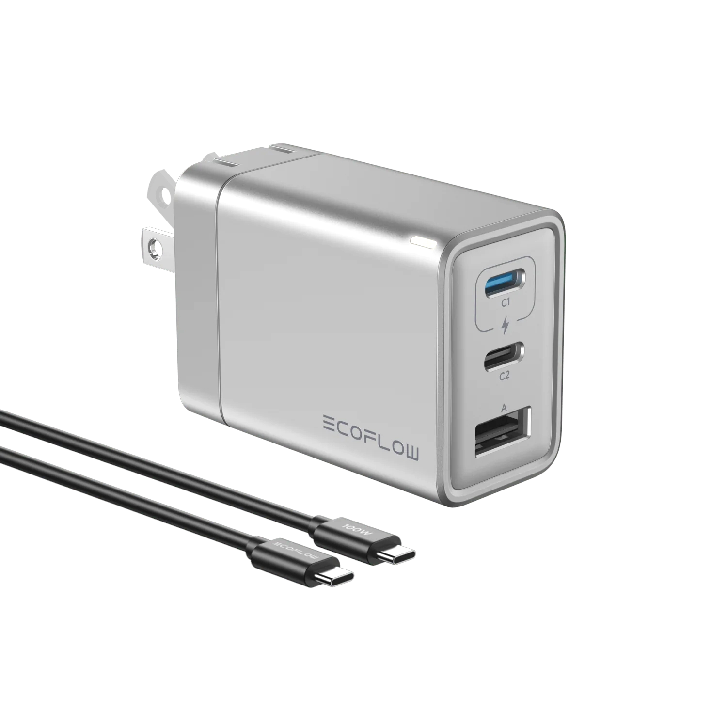 EcoFlow RAPID 65W GaN Charger (With a C-C cable)