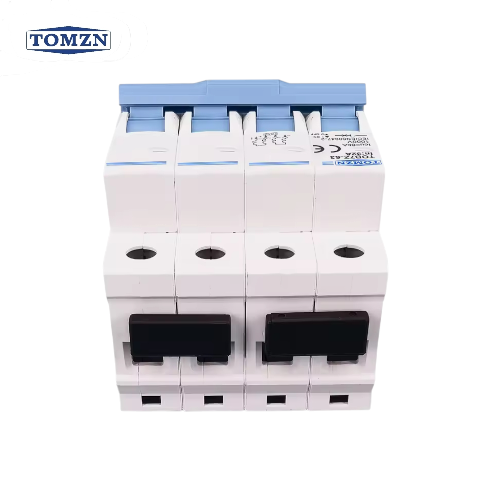 TOMZN 4P DC MCB Solar PV System Mini Circuit Breaker-TOB7Z-63 1000V - Image 4