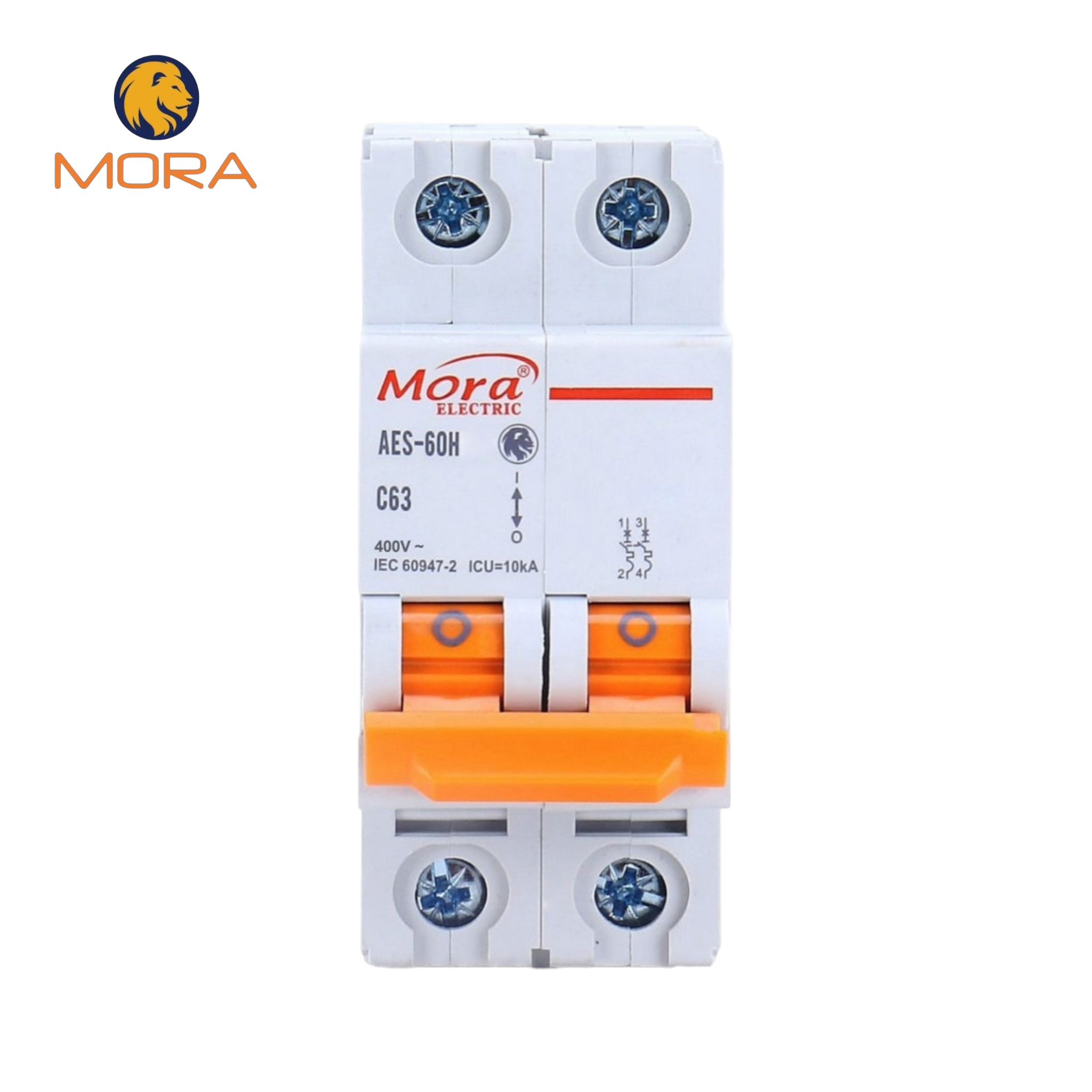 Mora 2P AC MCB Circuit Breaker C Type