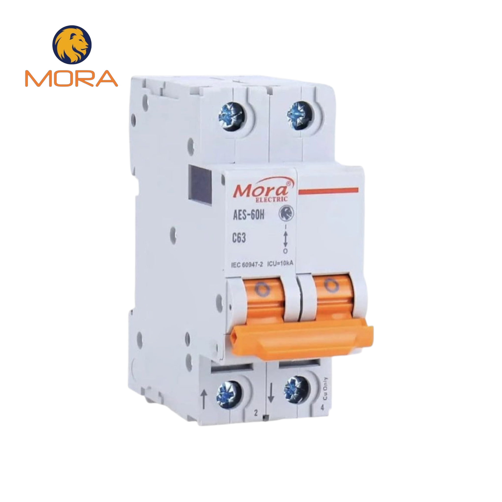 Mora 2P AC MCB Circuit Breaker C Type - Image 2