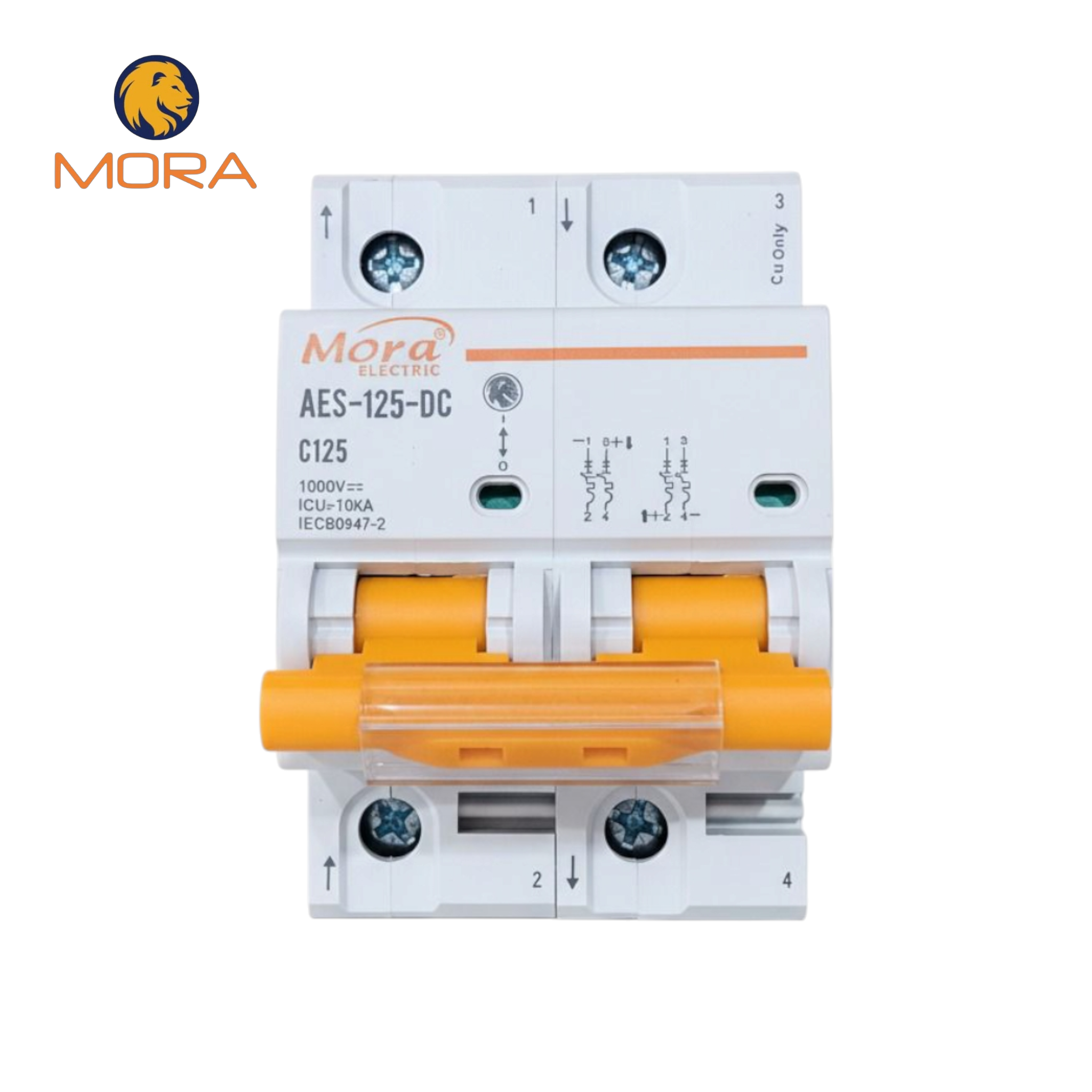 Mora 2P DC Circuit Breaker 125A (Battery Breaker)